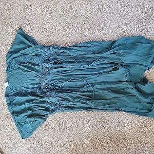 Green Swimsuit Cover-up, Size L, Time and Tru